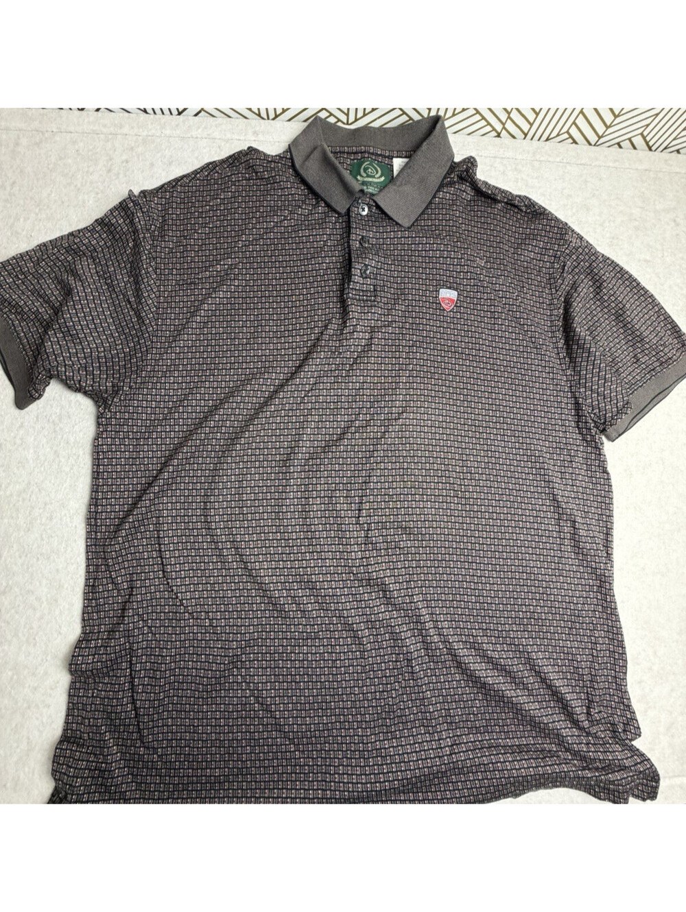 Disney Golf Collection Men's VTG 70's Two Ply Mercerized 100% Cotton Polo  XXL